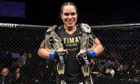 Amanda Nunes é campeã peso-galo e peso-pena do UFC