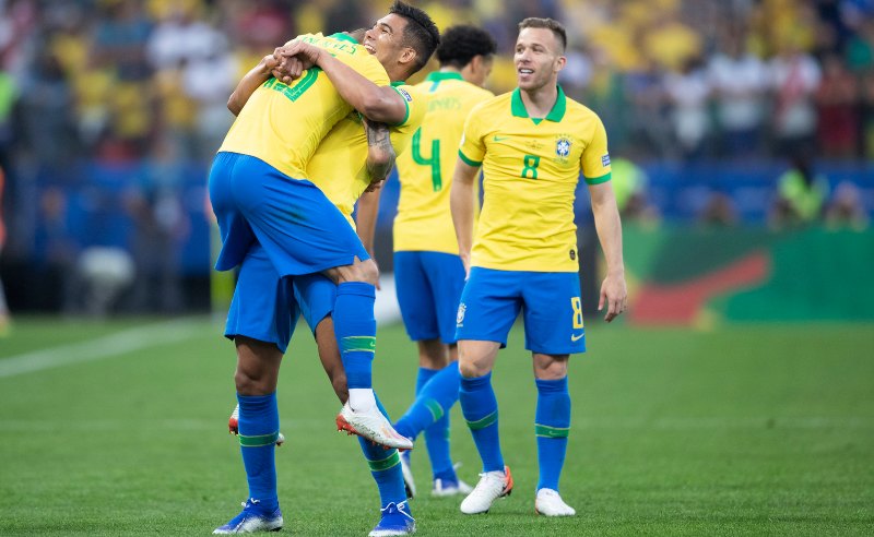 Jogadores da Seleção Brasileira