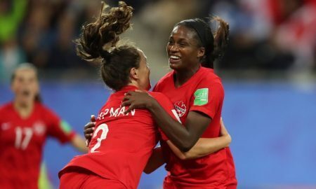 Nichelle Prince e Allysha Chapman daSeleção Canadense