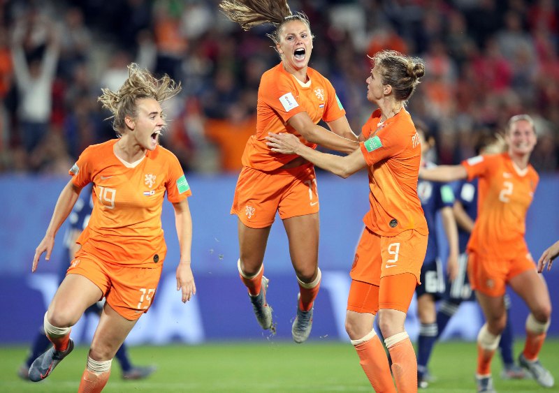 Jogadoras da Seleção Holandesa
