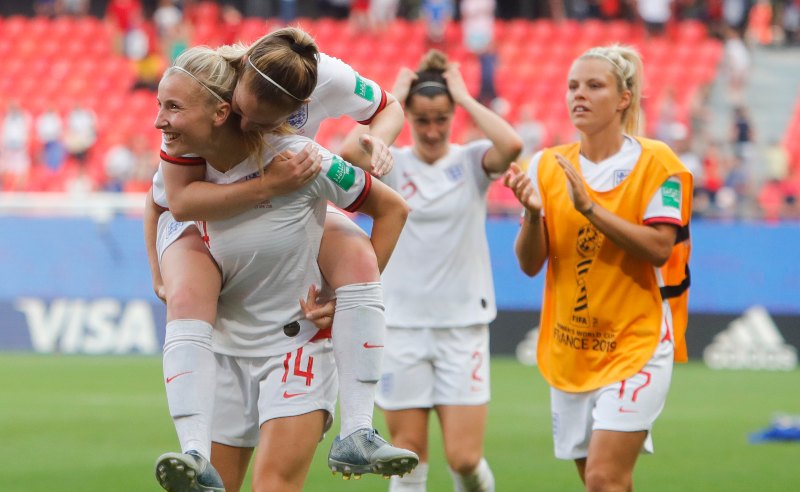 Jogadoras da Seleção Inglesa