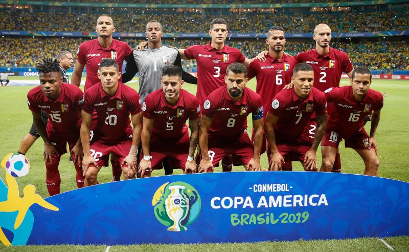 Jogadores da Seleção Venezuelana