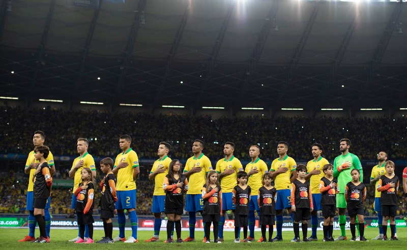 Jogadores da Seleção Brasileira