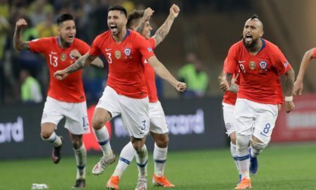 Jogadores da Seleção do Chile