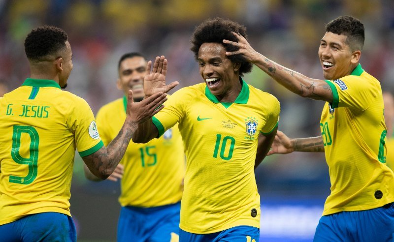 Jogadores da Seleção Brasileira