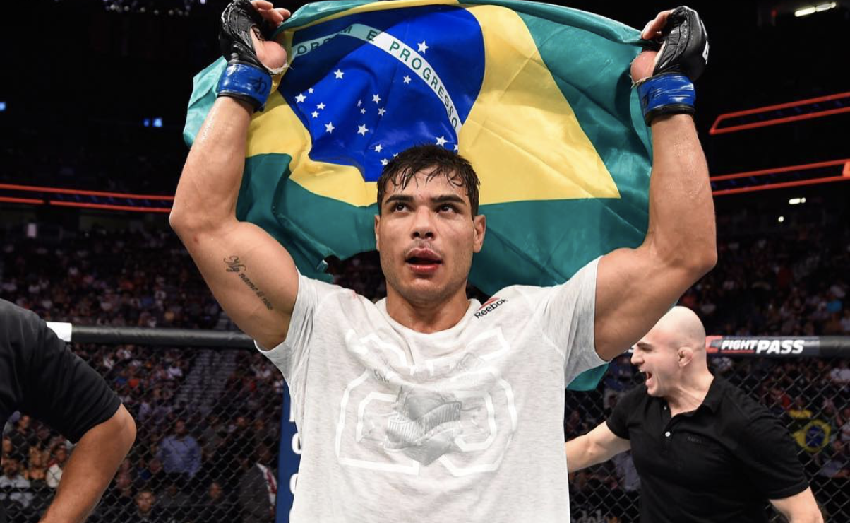 Paulo Borrachinha é lutador peso-médio do UFC