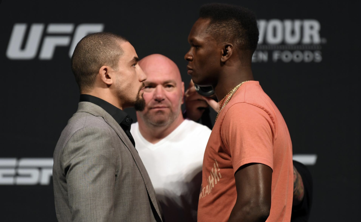 Duelo entre Robert Whittaker e Israel Adesanya acontece no UFC 243