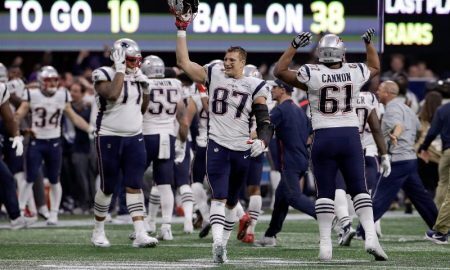 Os Patriots vencem o Superbowl LIII