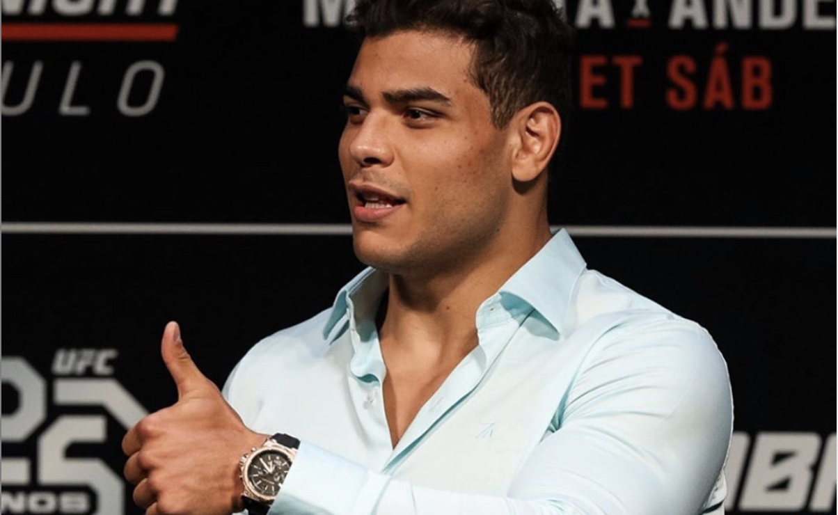 Paulo Borrachinha é atleta peso-méido do UFC