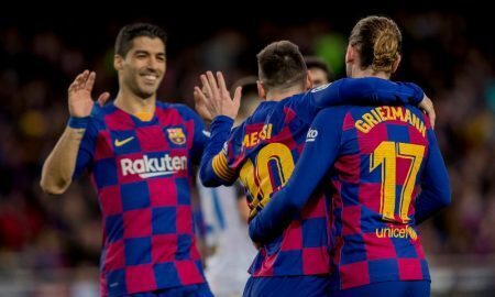 Jogadores do Barcelona