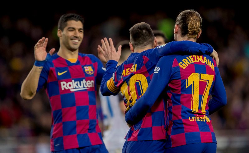 Jogadores do Barcelona