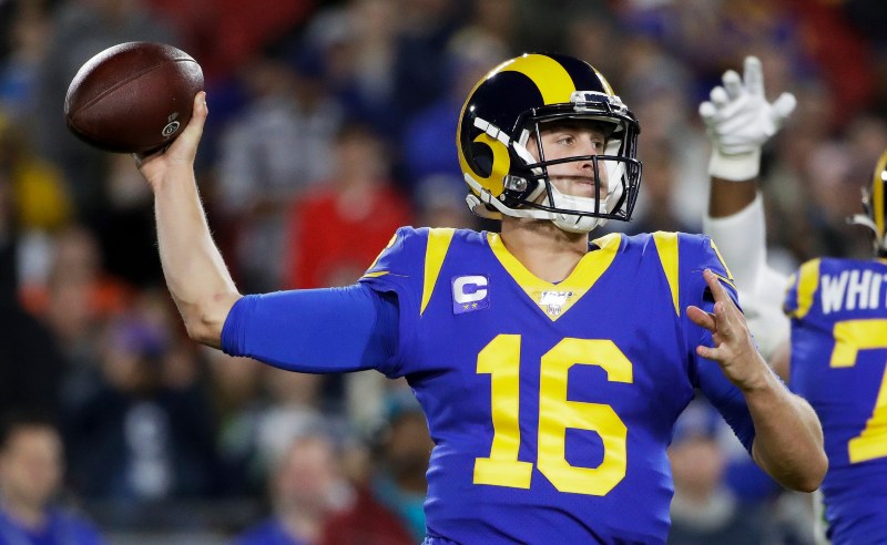 Jared Goff do Los Angeles Rams