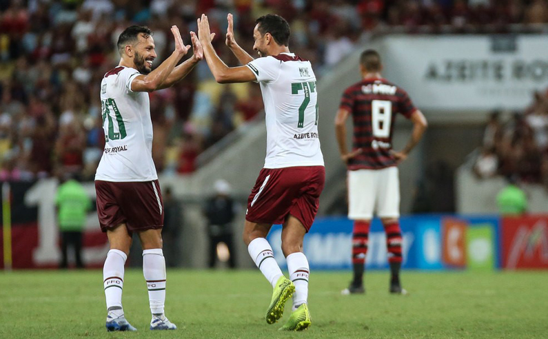 Jogadores do Fluminense