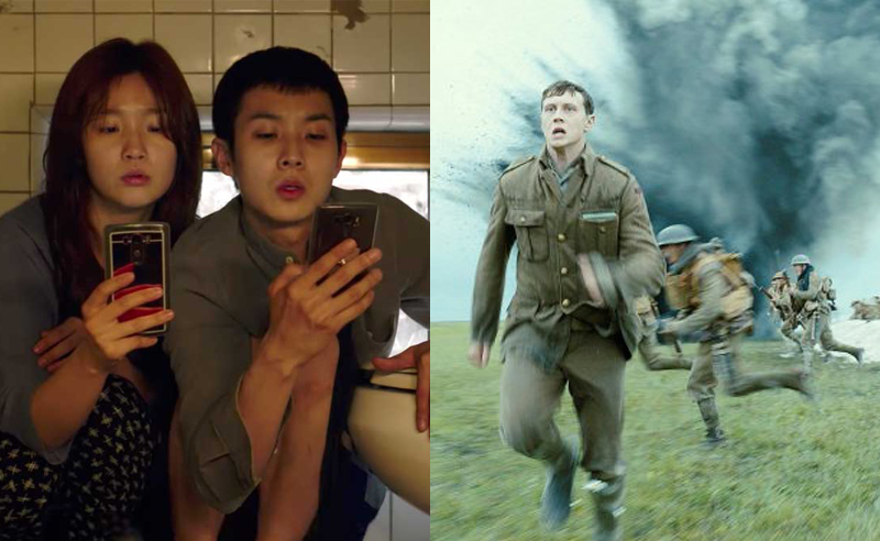1917 e Parasita Favoritos ao Oscar 2020