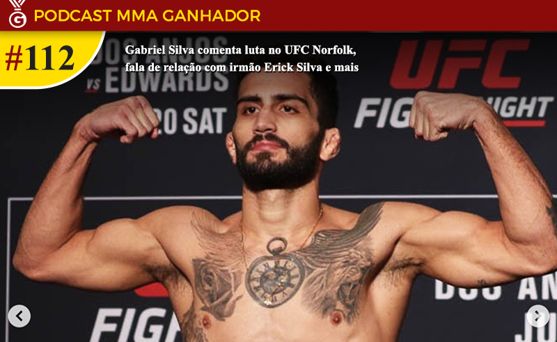 Gabriel Silva é lutador peso galo do UFC