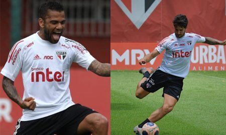 Dani Alves e Pato do São Paulo