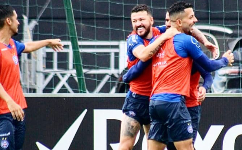 Treino da equipe do Bahia