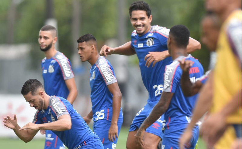 Treino do Santos