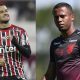 Pato do SPFC e Carlos Eduardo do CAP