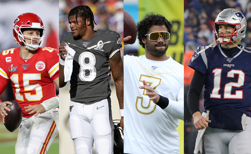 MVP NFL 2020, Mahomes, Jackson, Brady, Wilson