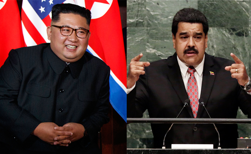 Kim Jong Un e Nicolás Maduro