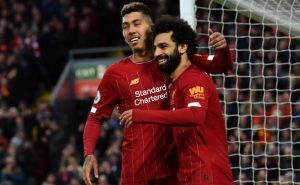 Firmino e Salah do Liverpool