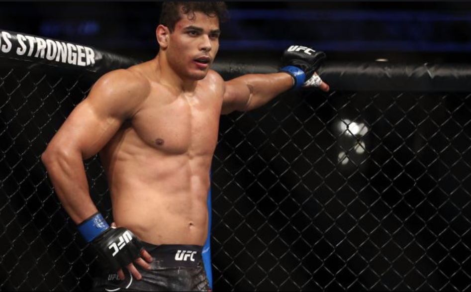 Paulo Borrachinha é lutador peso-médio do UFC