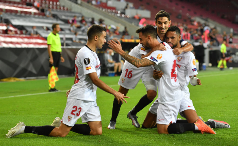 Time do Sevilla na Liga Europa