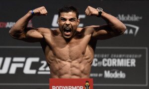 Paulo Borrachinha é lutador peso-médio do UFC