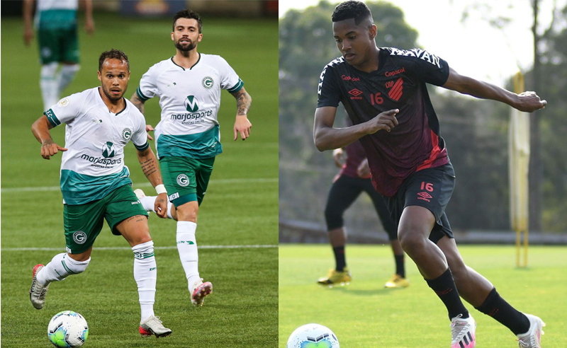 Douglas Baggio Do Goias E Abner Do Athletico Pr Ganhador Com