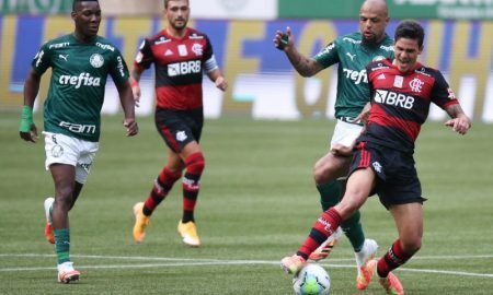 Felipe Melo do Palmeiras e Pedro do Flamengo