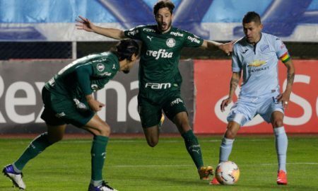 Matias Viña e Gustavo Gomez do Palmeiras