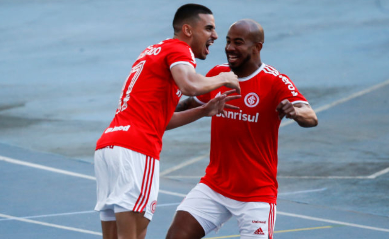 Thiago Galhardo e Boscilla do Internacional