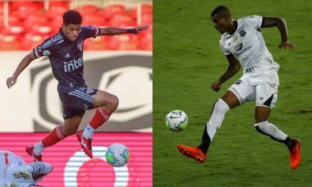 Gabriel Sara do SPFC e Cleber do Ceará