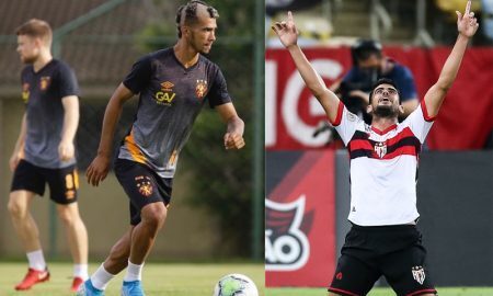Gustavo do Sport-RE e Roberto do Atlético-GO