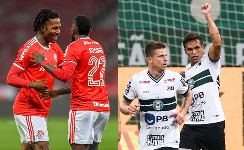 Rodinei do Inter e Robson do Coritiba