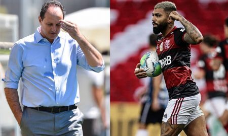 Rogerio Ceni e Gabriel Gabigol Barbosa do Flamengo