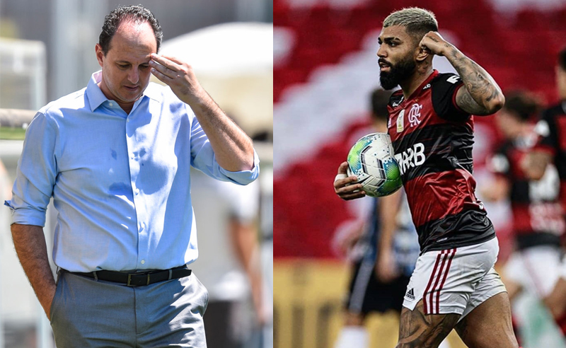 Rogerio Ceni e Gabriel Gabigol Barbosa do Flamengo