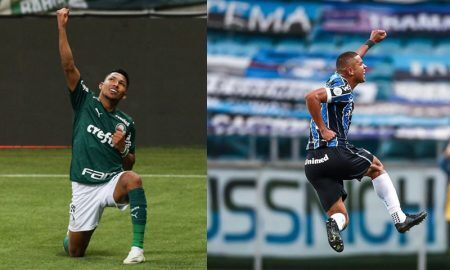 Rony do Palmeiras e David Braz do Grêmio