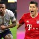 Gabriel Jesus do Manchester City e Lewandowski do Bayern de Munique