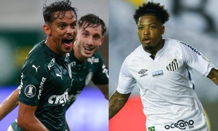 Gabriel Menino do Palmeiras e Marinho do Santos