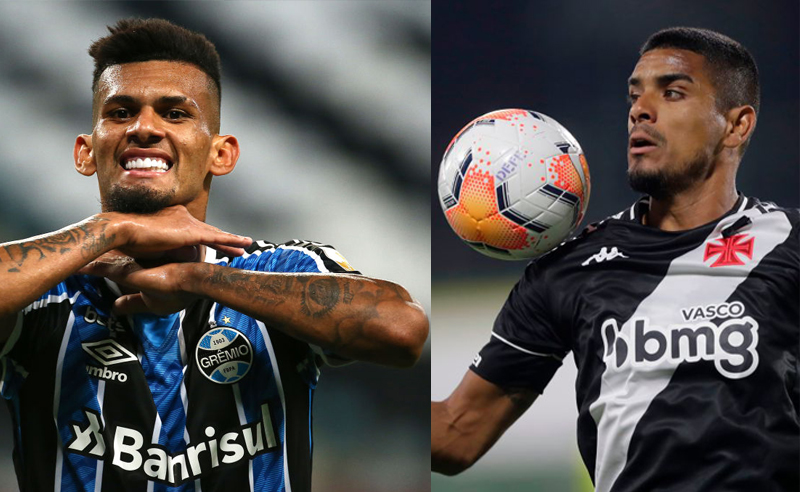 Tonhão do Grêmio e Leo Matos do Vasco