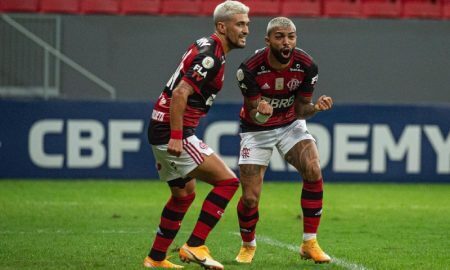Arrascaeta e Gabigol do Flamengo