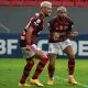 Arrascaeta e Gabigol do Flamengo