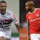 Brenner do São Paulo e Patrick Choco do Internacional