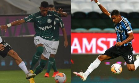 Danilo do Palmeiras e Isaque Elias do Grêmio