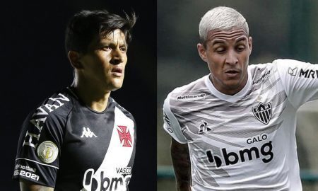 German Cano do Vasco e Guilherme Arana do Atlético-MG