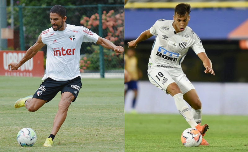 Trellez Vivero do São Paulo e Kaio Jorge do Santos