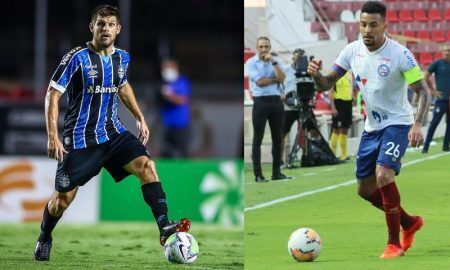 Walter Kannemann do Gremio e Gregore do Bahia