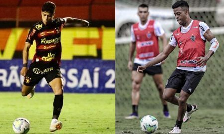 Jogador do Sport-RE e Keno do Atlético-MG